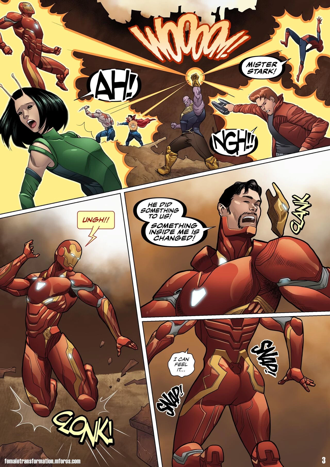 Bimbo Avengers porn comic picture 6