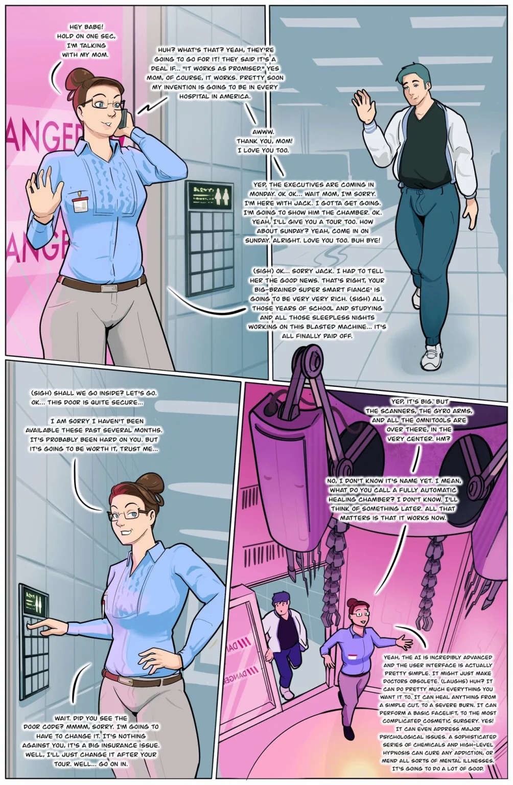 Bimbo porn comic picture 1