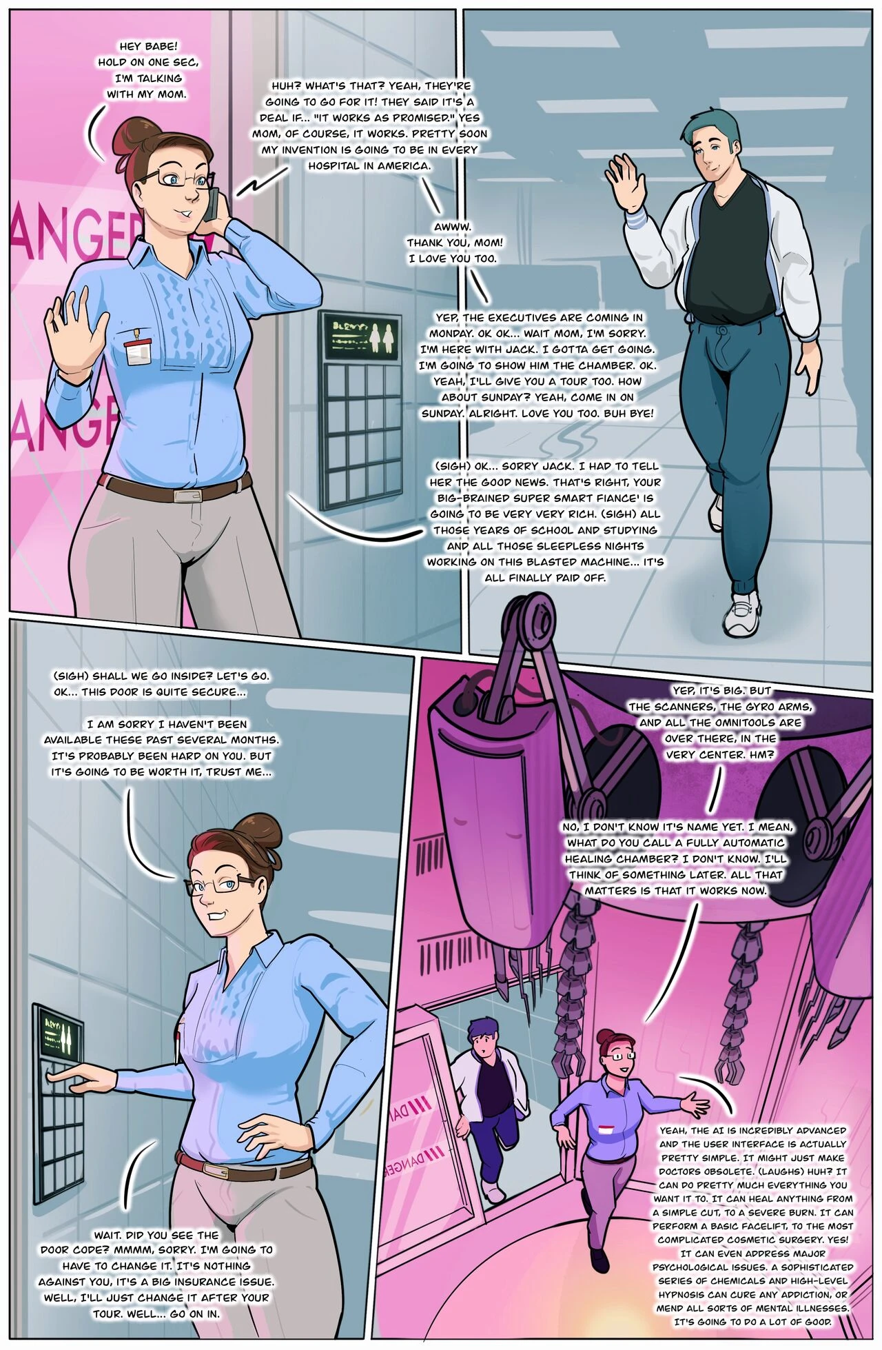 Bimbo porn comic picture 1