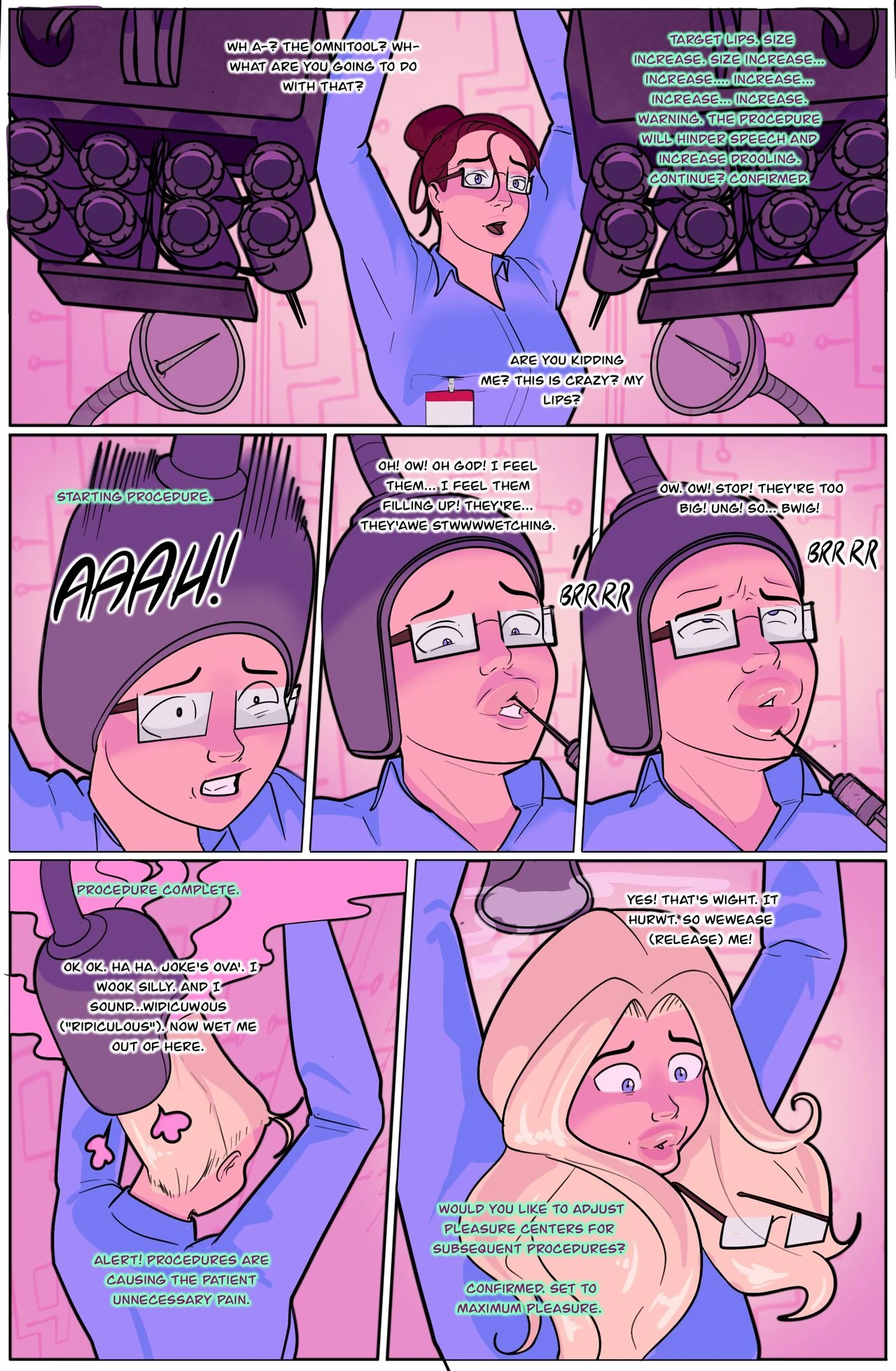 Bimbo porn comic picture 3