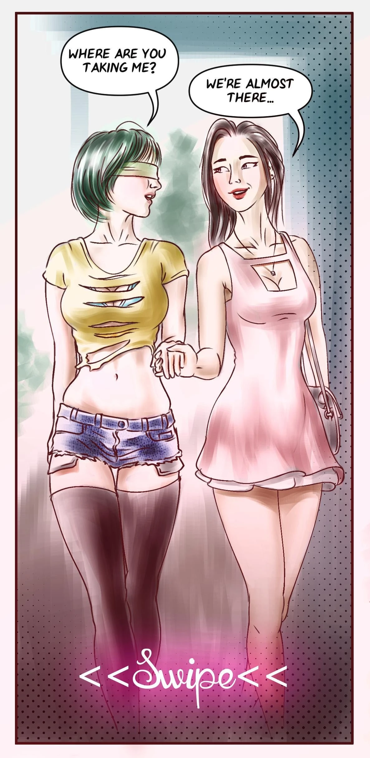 Birthday Blindfold porn comic picture 1