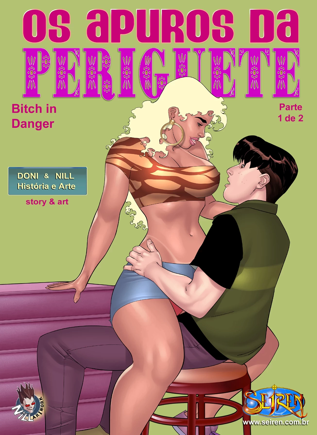 Bitch In Danger porn comic picture 1