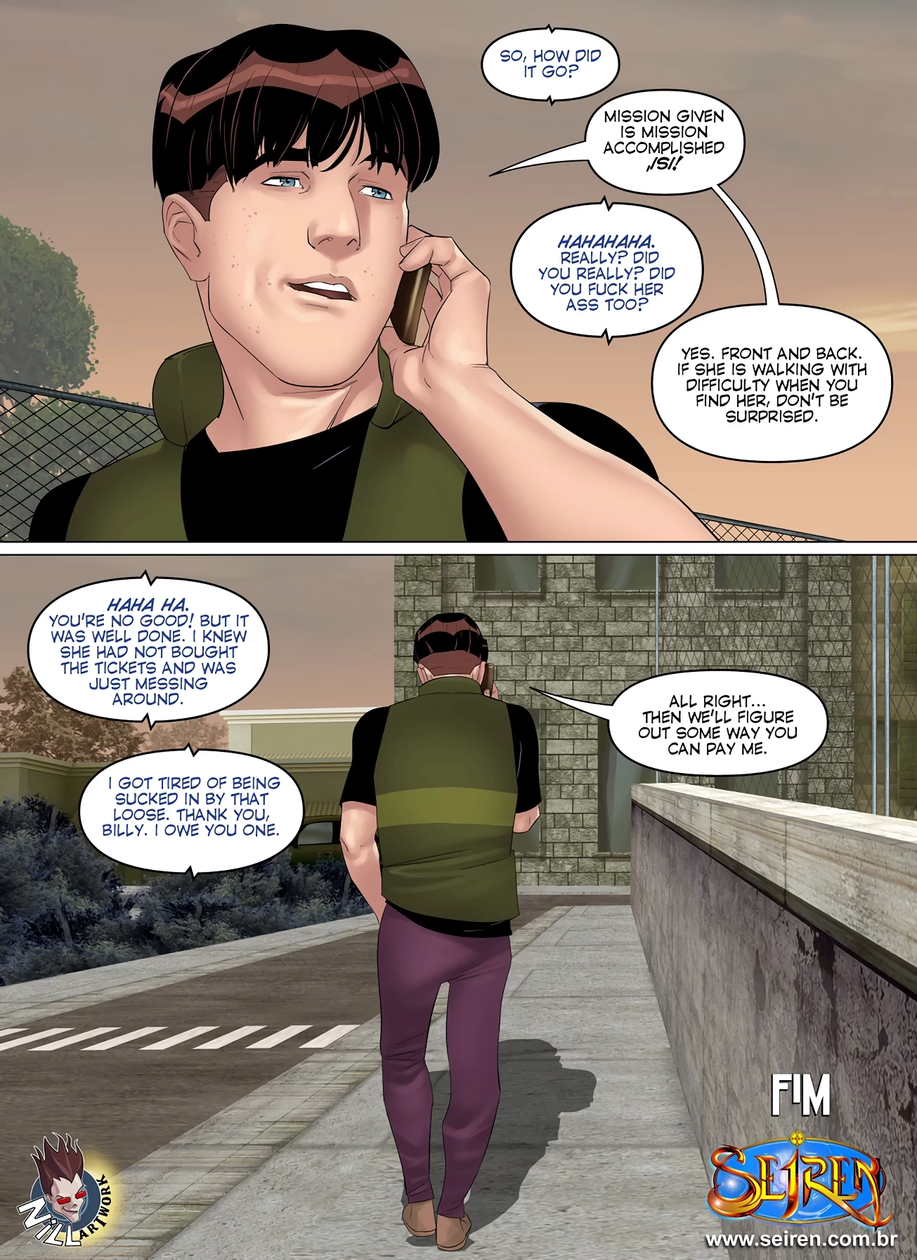 Bitch In Danger porn comic picture 46