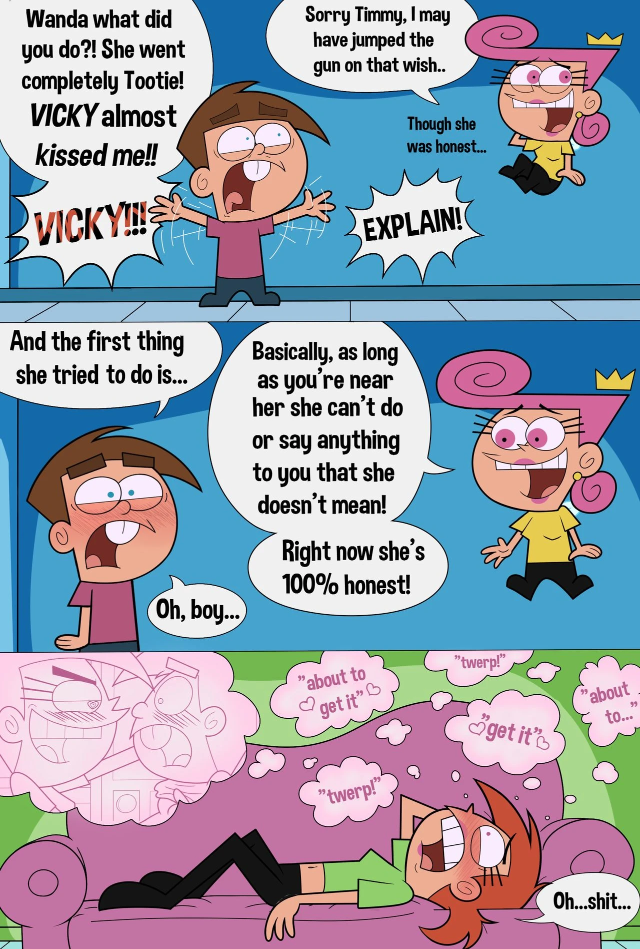 Bittersweet Babysitter porn comic picture 22