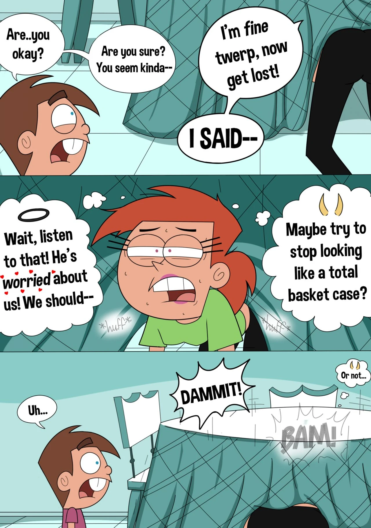 Bittersweet Babysitter porn comic picture 33