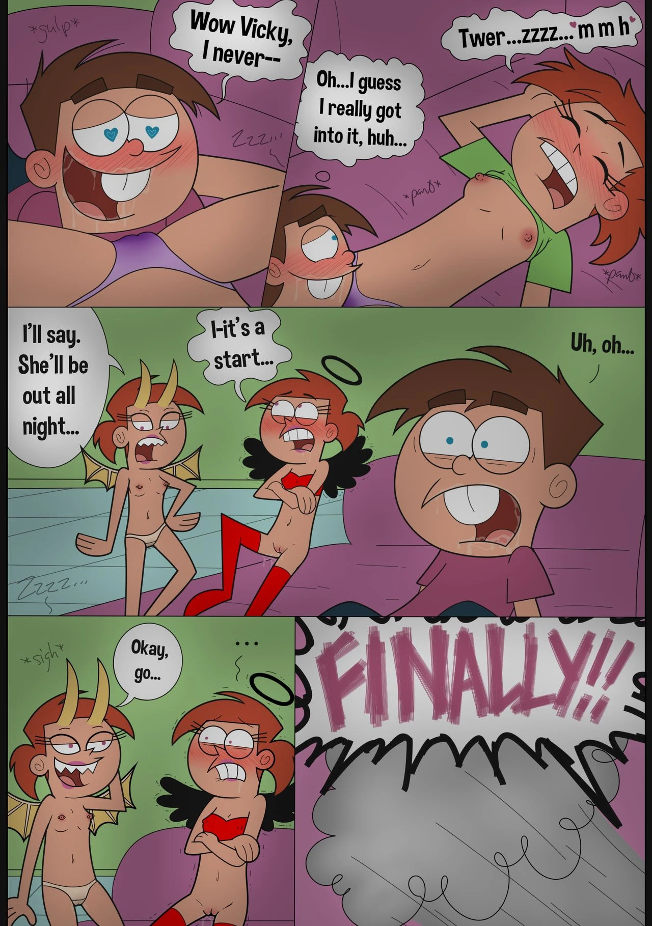 Bittersweet Babysitter porn comic picture 50