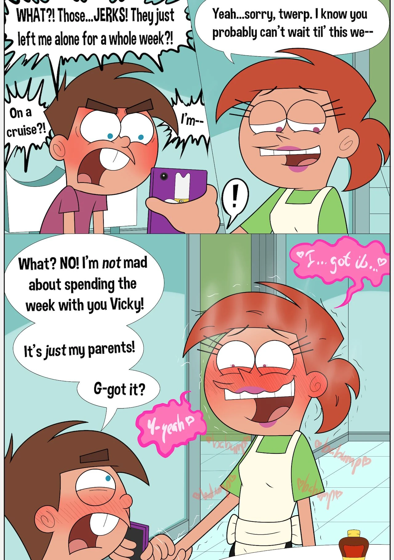 Bittersweet Babysitter porn comic picture 58