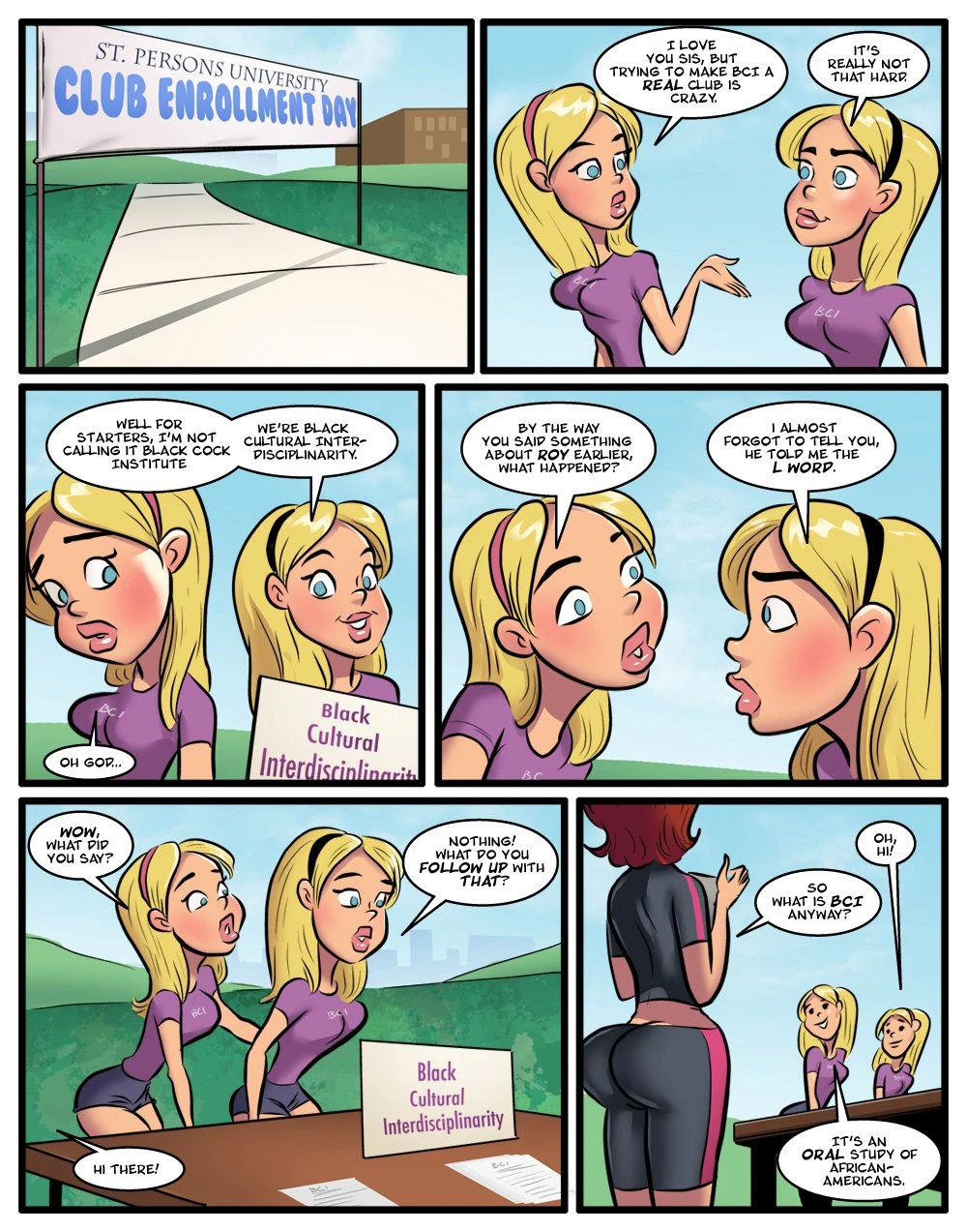 Black Cock Institute 2 porn comic picture 3