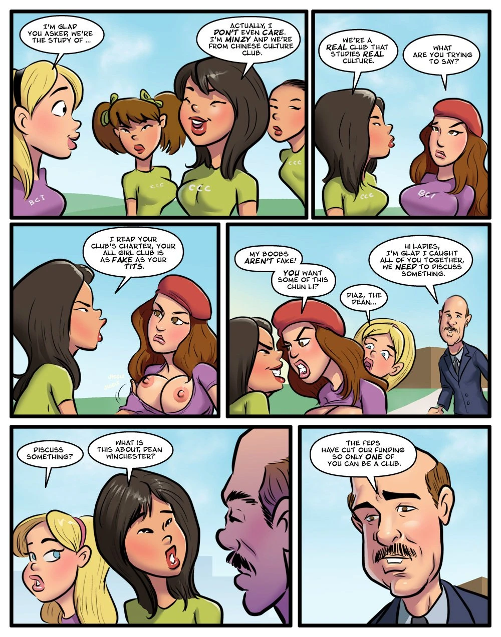 Black Cock Institute 2 porn comic picture 5