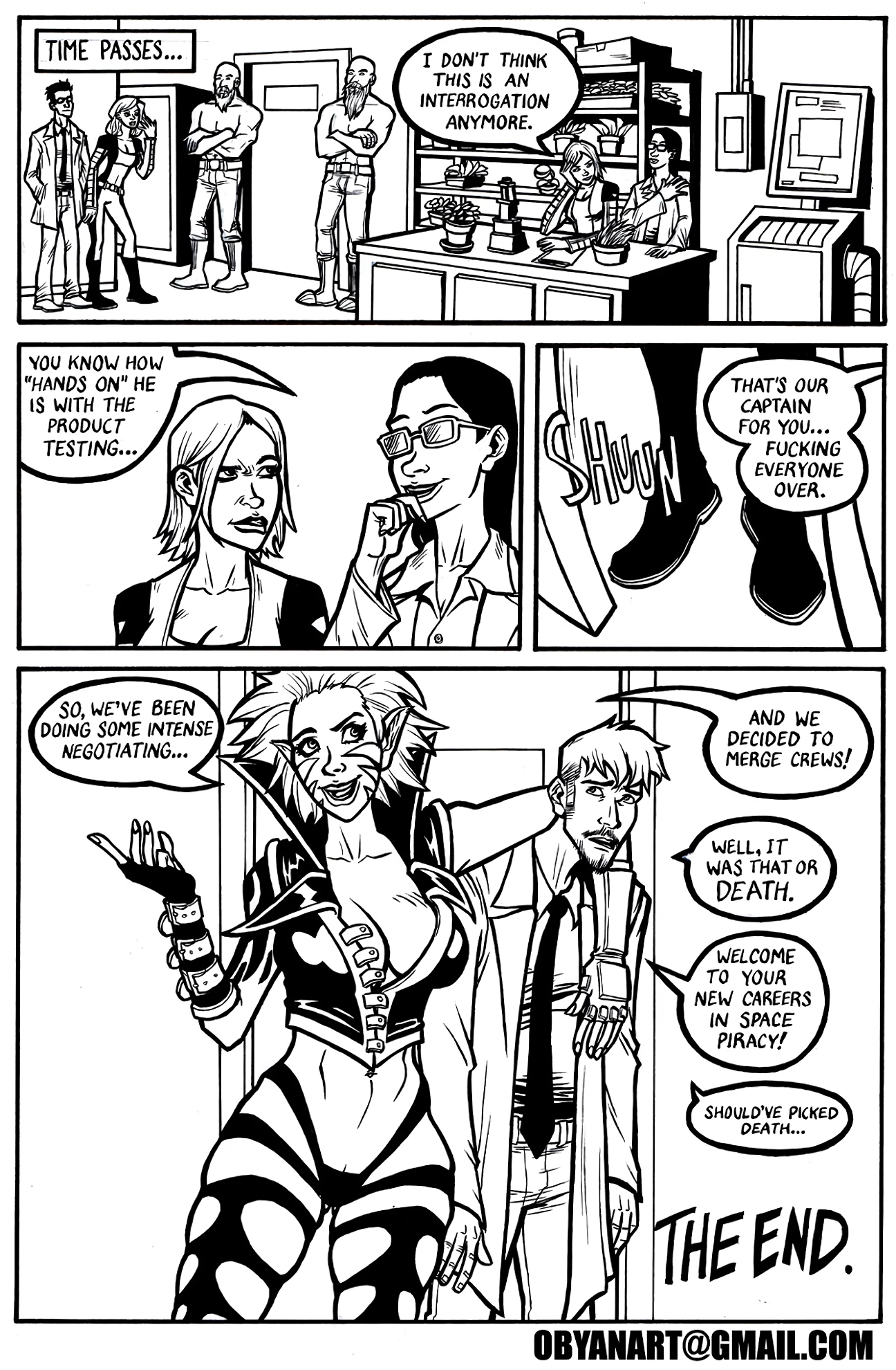 Black Comet Pirates: Captivated porn comic picture 12