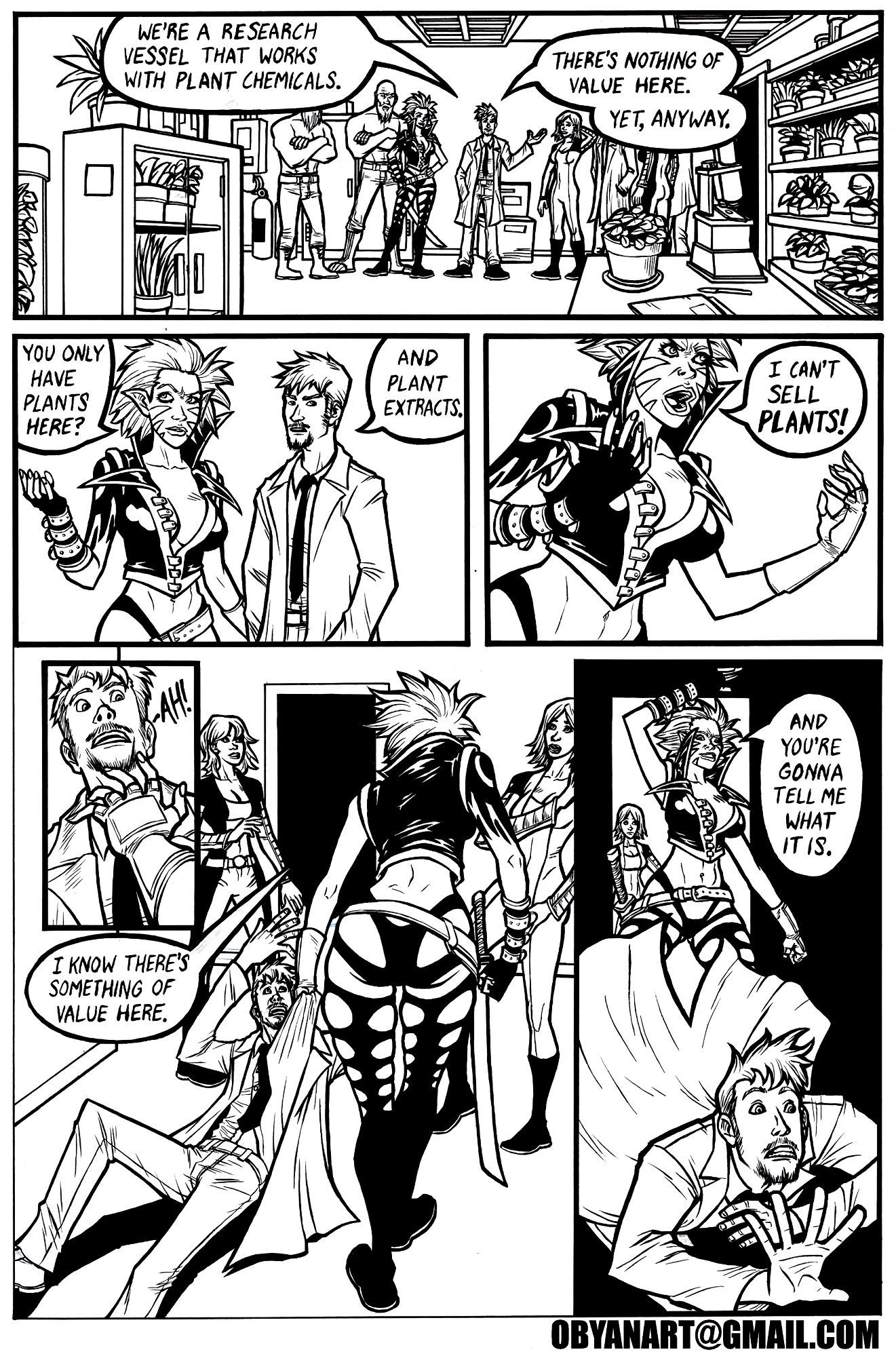 Black Comet Pirates: Captivated porn comic picture 3