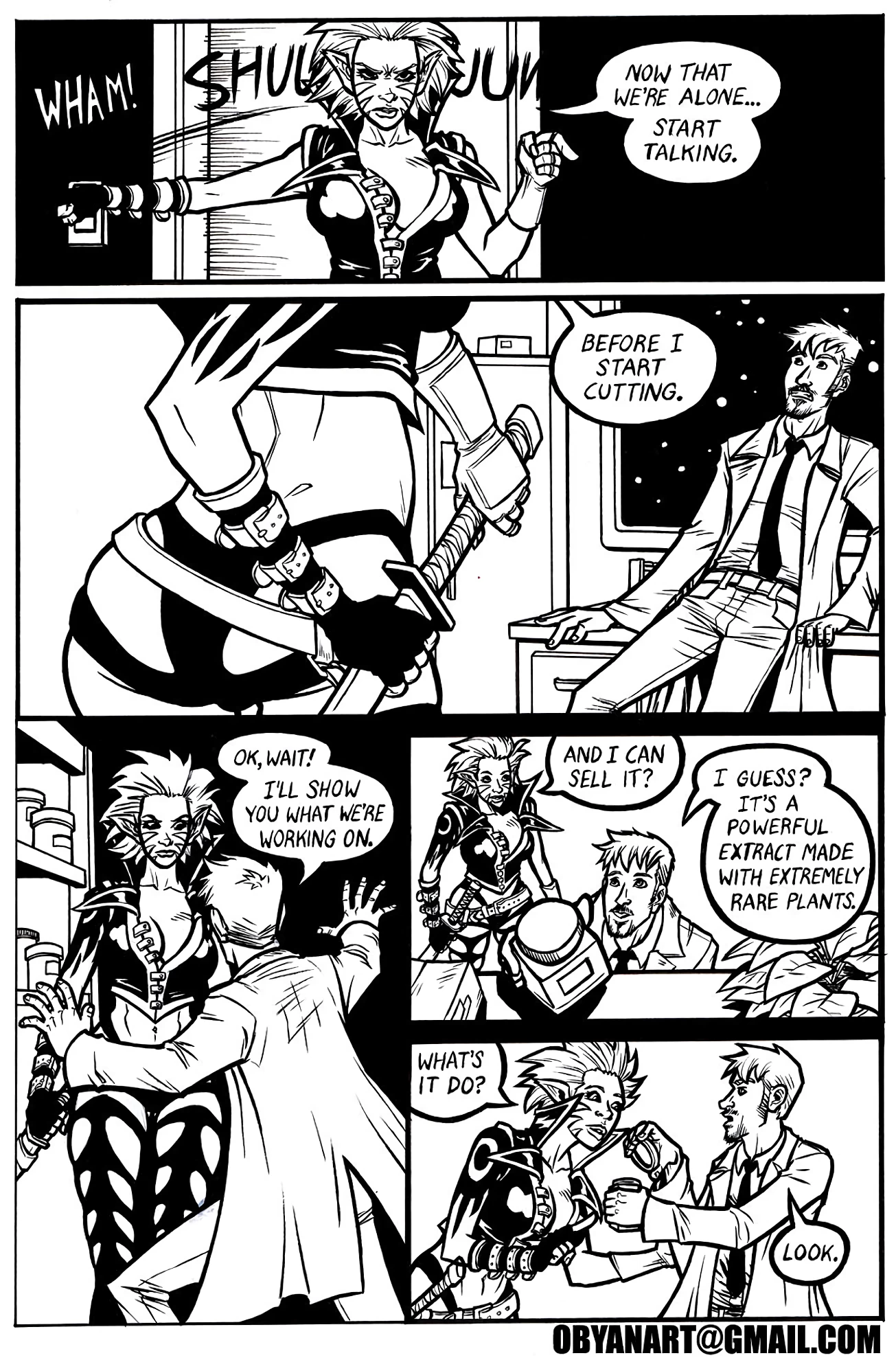 Black Comet Pirates: Captivated porn comic picture 4