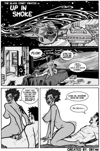 Black Comet Pirates: Up in Smoke porn comic picture 1