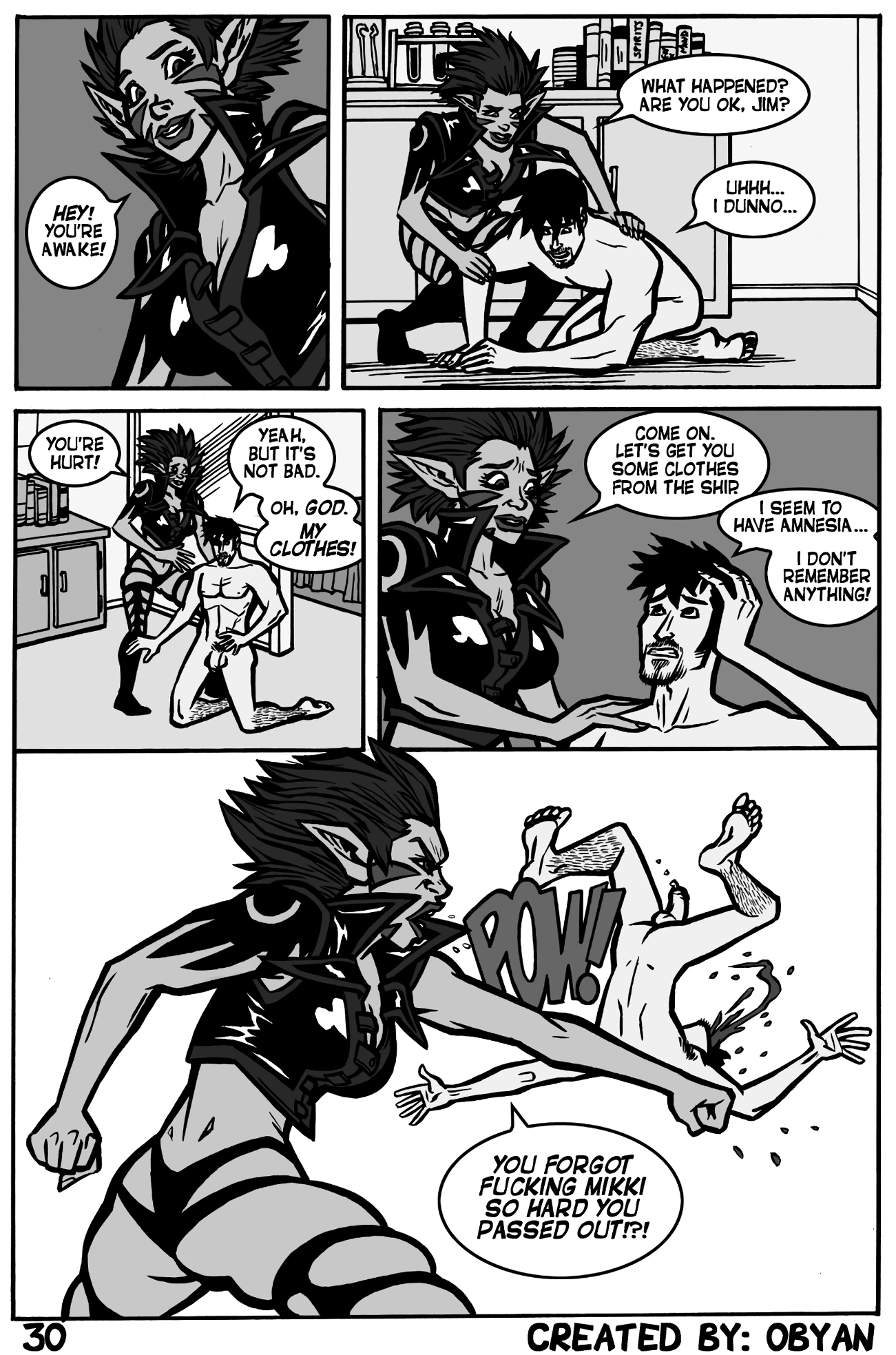 Black Comet Pirates: Up in Smoke porn comic picture 30