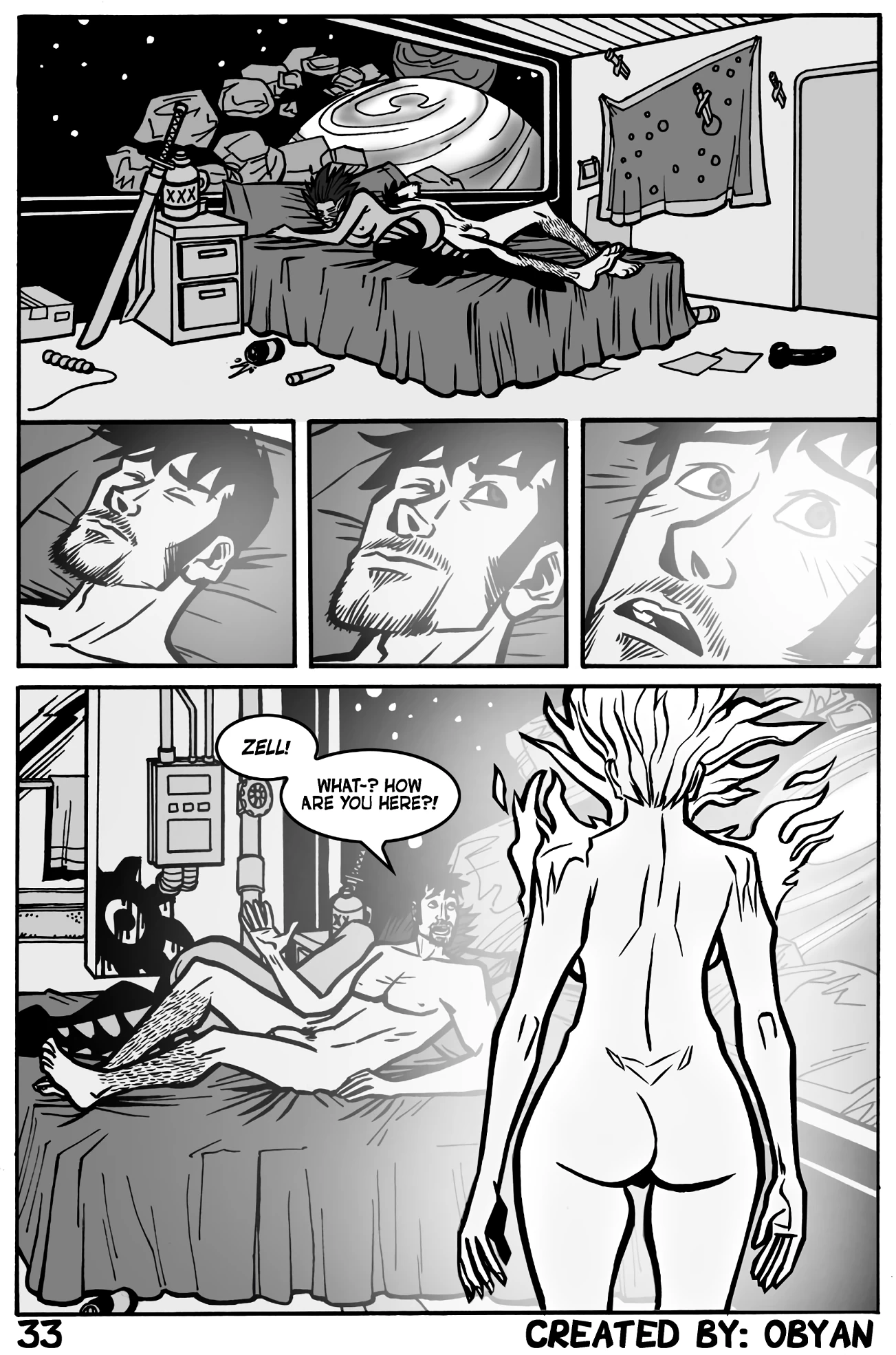 Black Comet Pirates: Up in Smoke porn comic picture 33