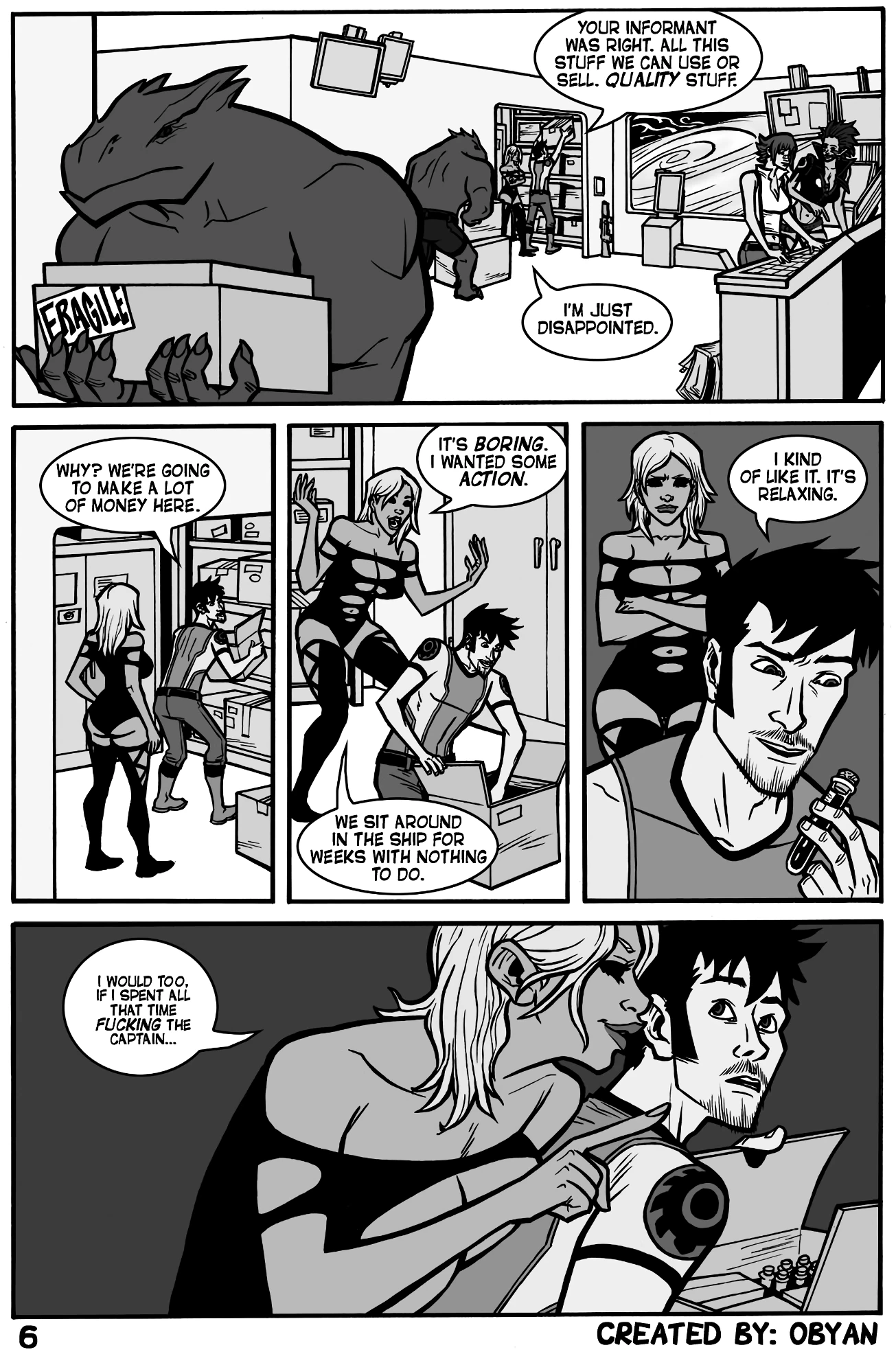 Black Comet Pirates: Up in Smoke porn comic picture 6