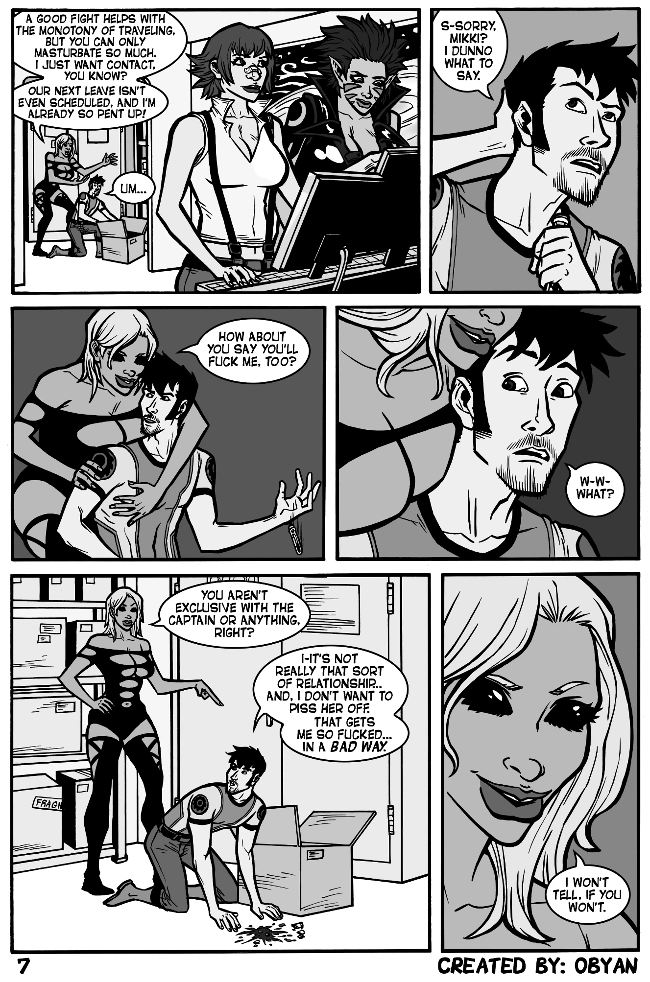 Black Comet Pirates: Up in Smoke porn comic picture 7