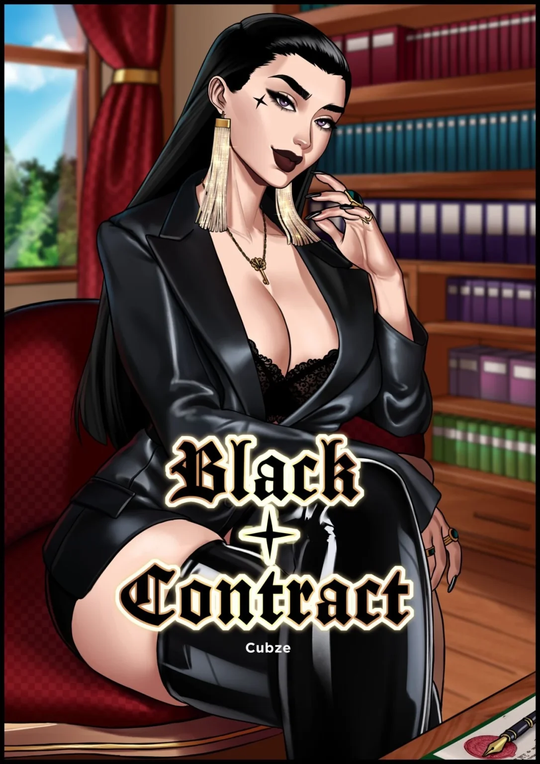 Black Contract porn comic picture 1