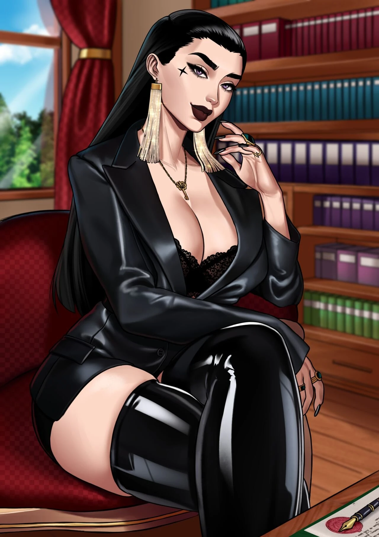 Black Contract porn comic picture 2