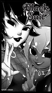 Black suit( porn comic picture 1