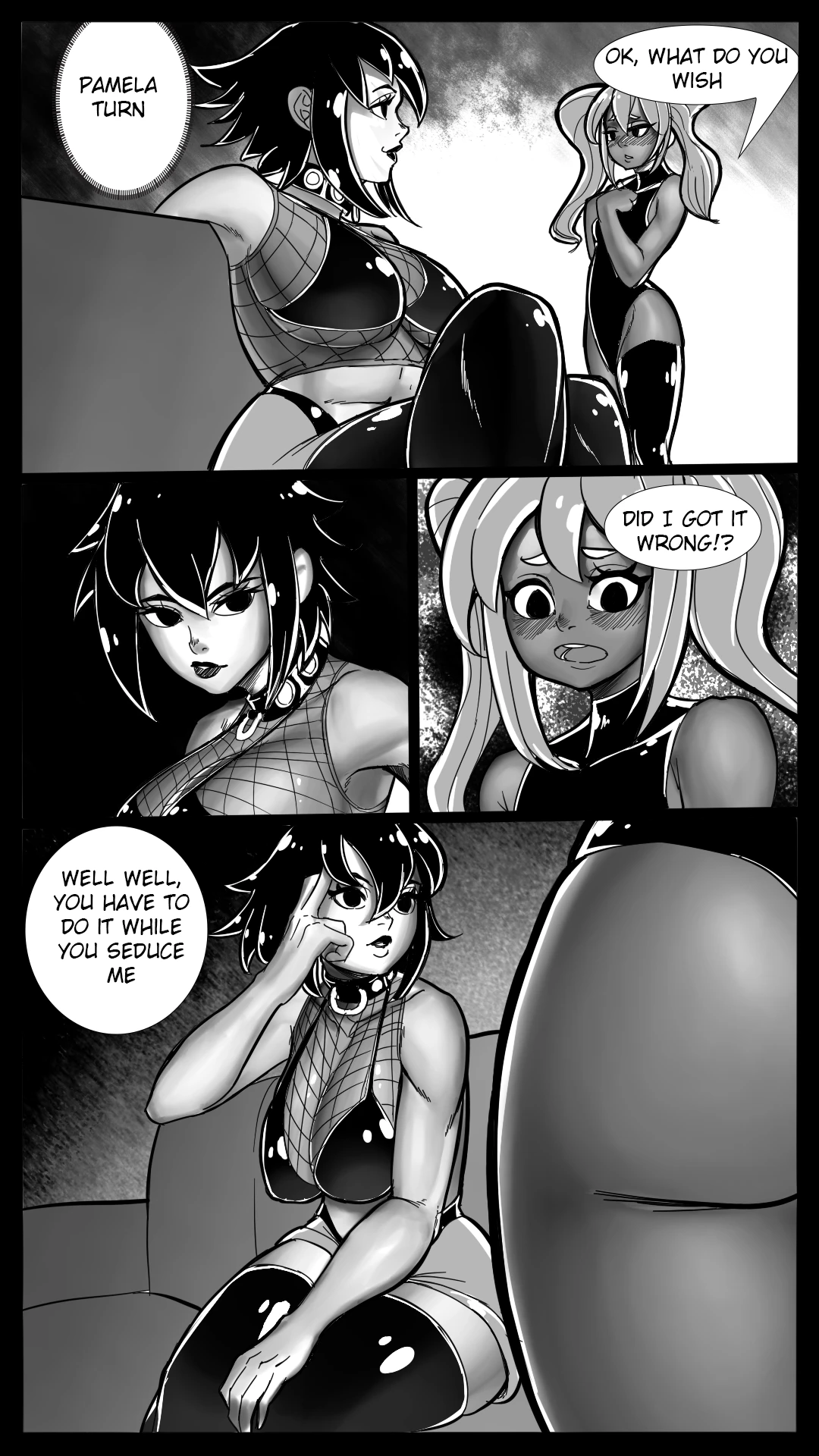 Black suit( porn comic picture 14