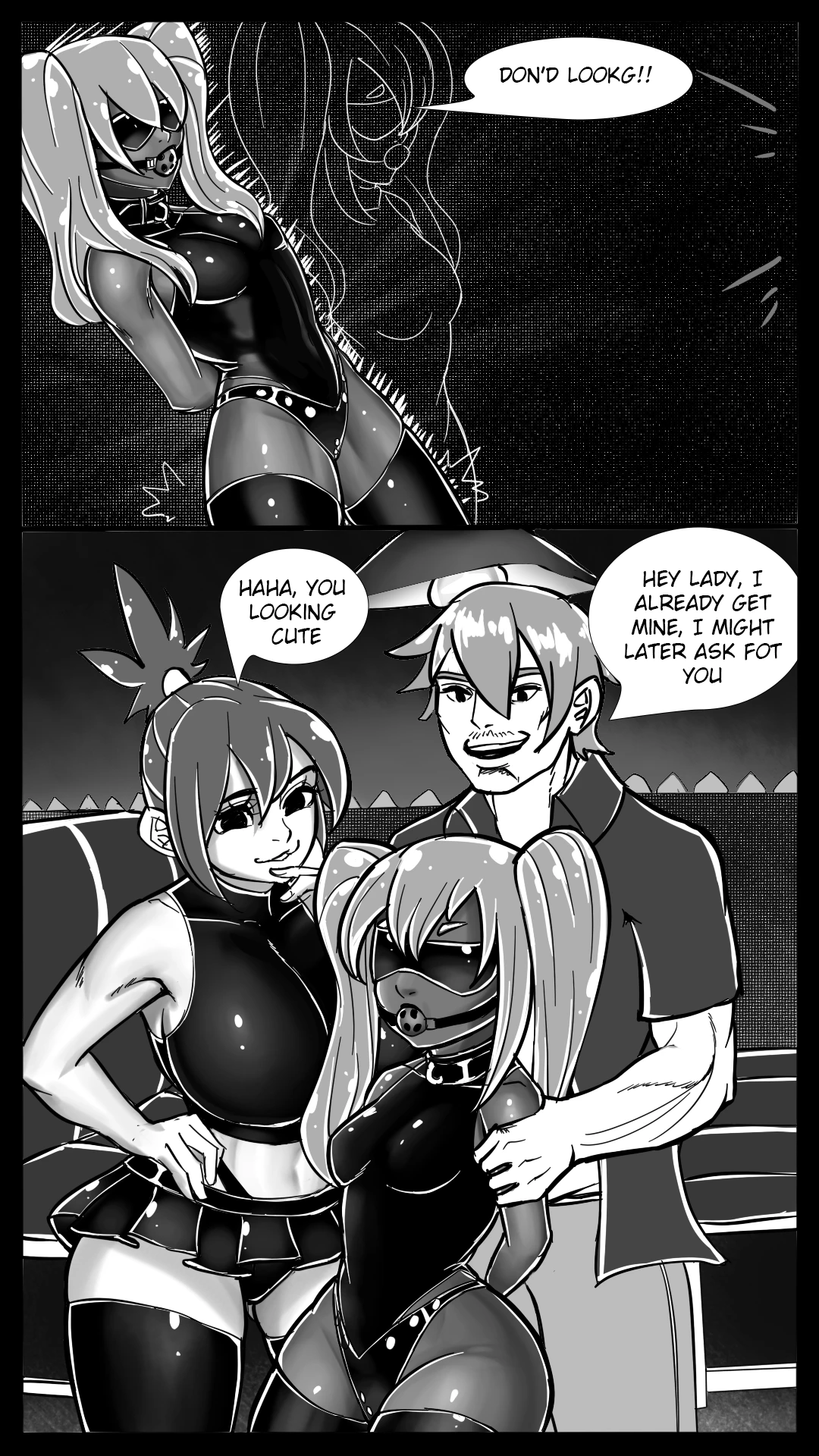 Black suit( porn comic picture 22
