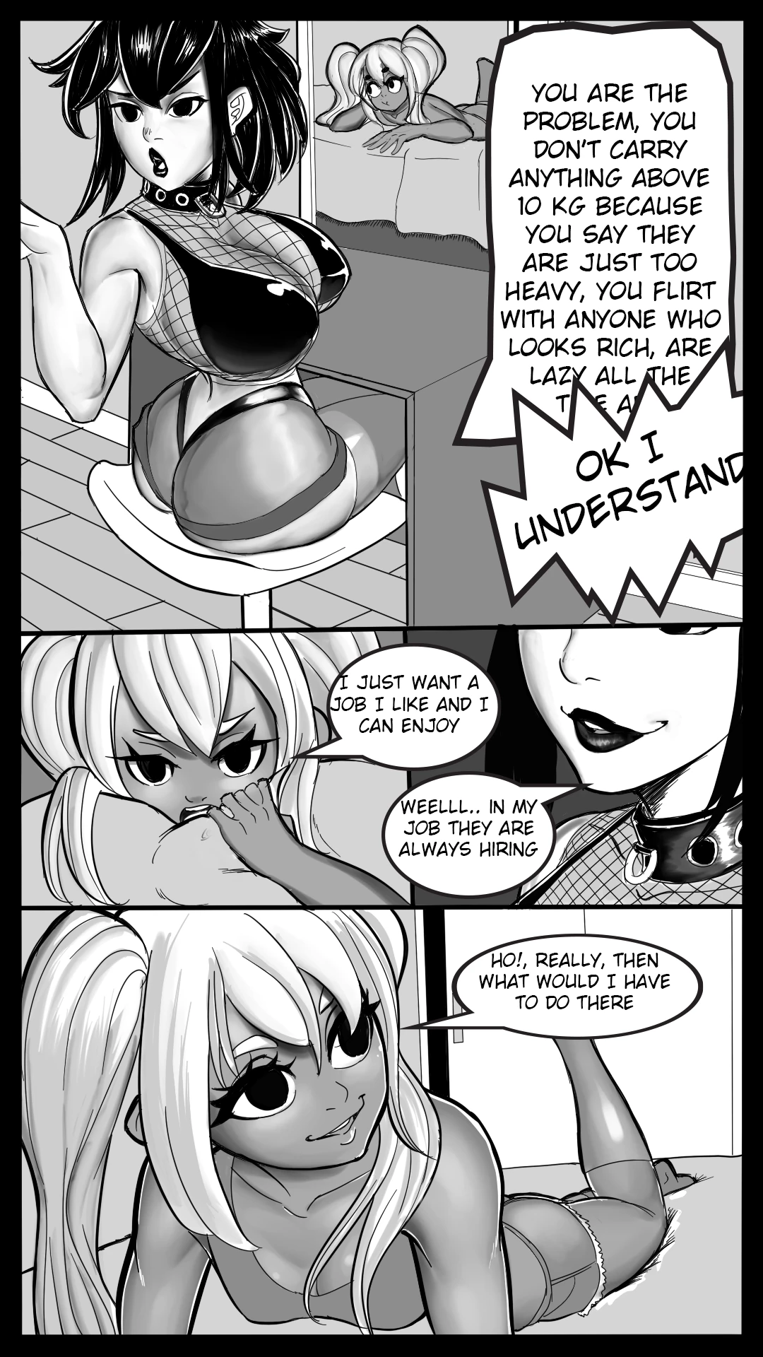 Black suit( porn comic picture 3