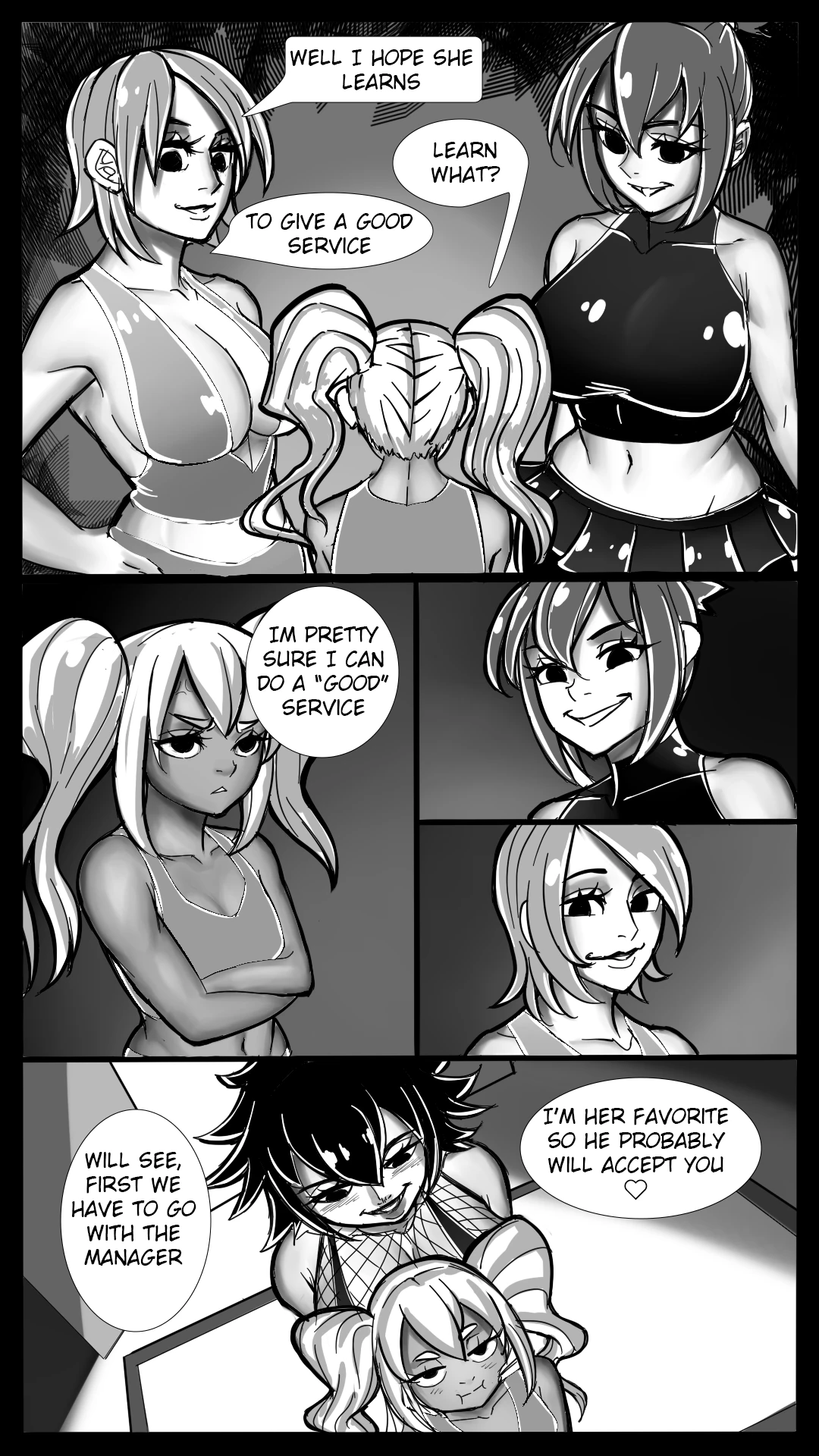Black suit( porn comic picture 6