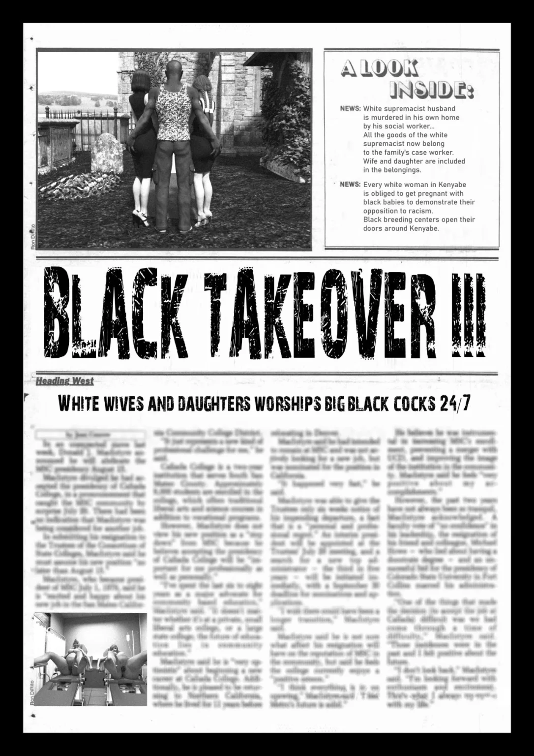 Black Takeover 3 porn comic picture 1
