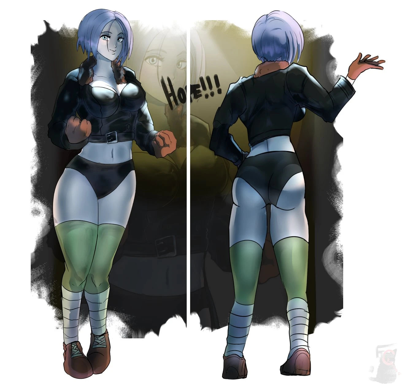 Black Time Traveler porn comic picture 1