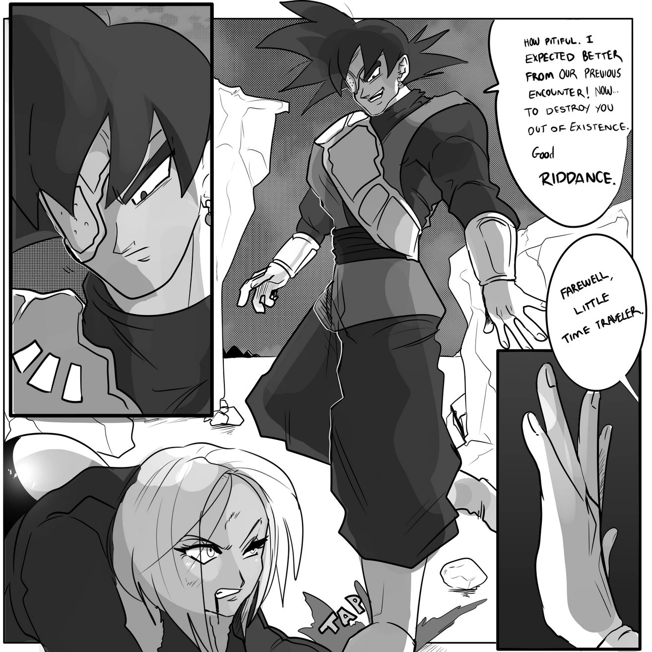 Black Time Traveler porn comic picture 3