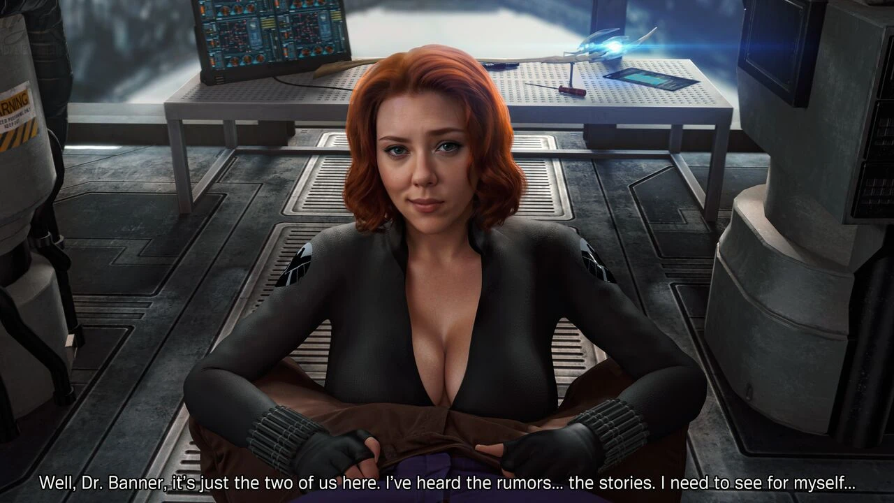 Black Widow - Poking the Bear porn comic picture 1