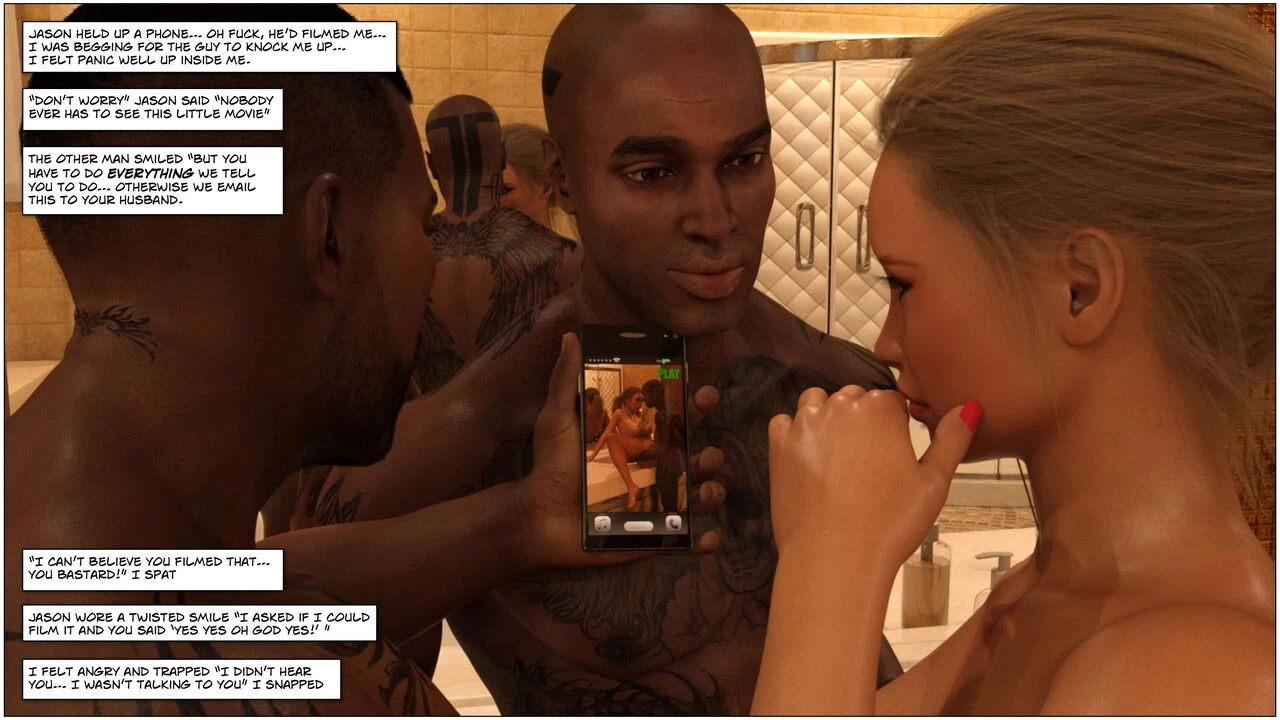 Blackmailed 2 porn comic picture 76