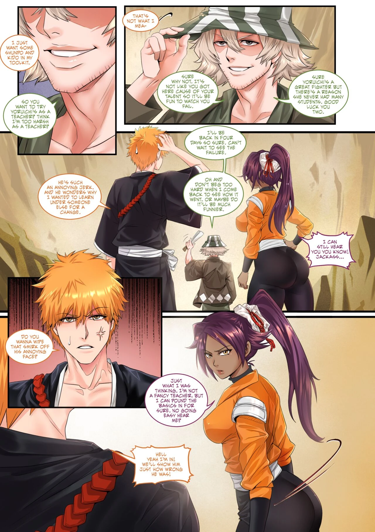 Bleach: Blooming Lesson porn comic picture 2