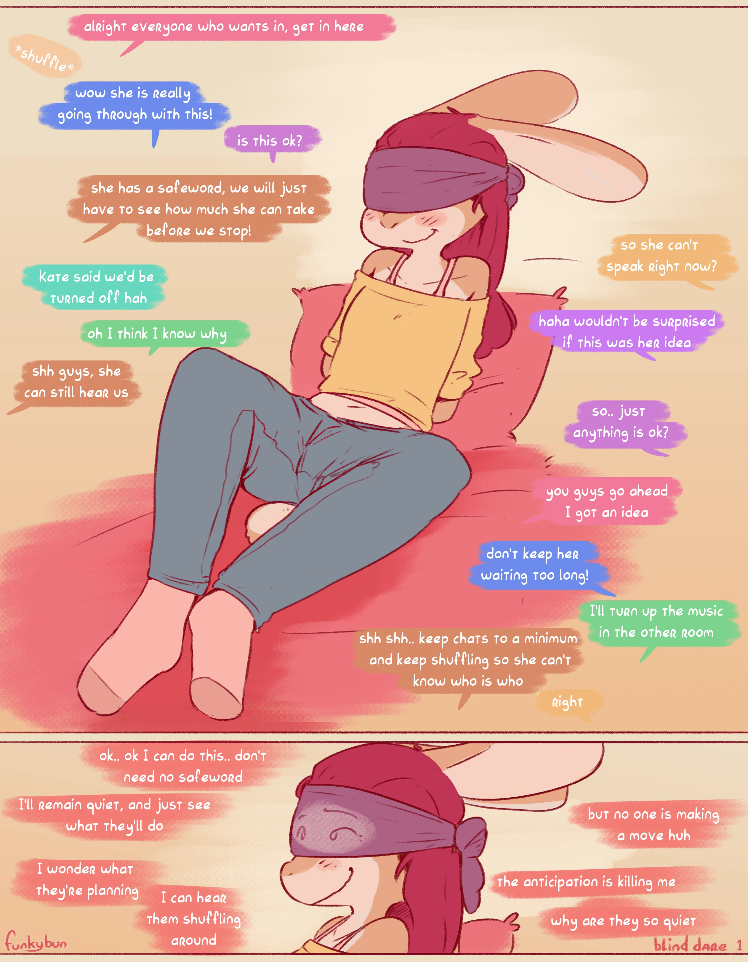 Blind Dare porn comic picture 1