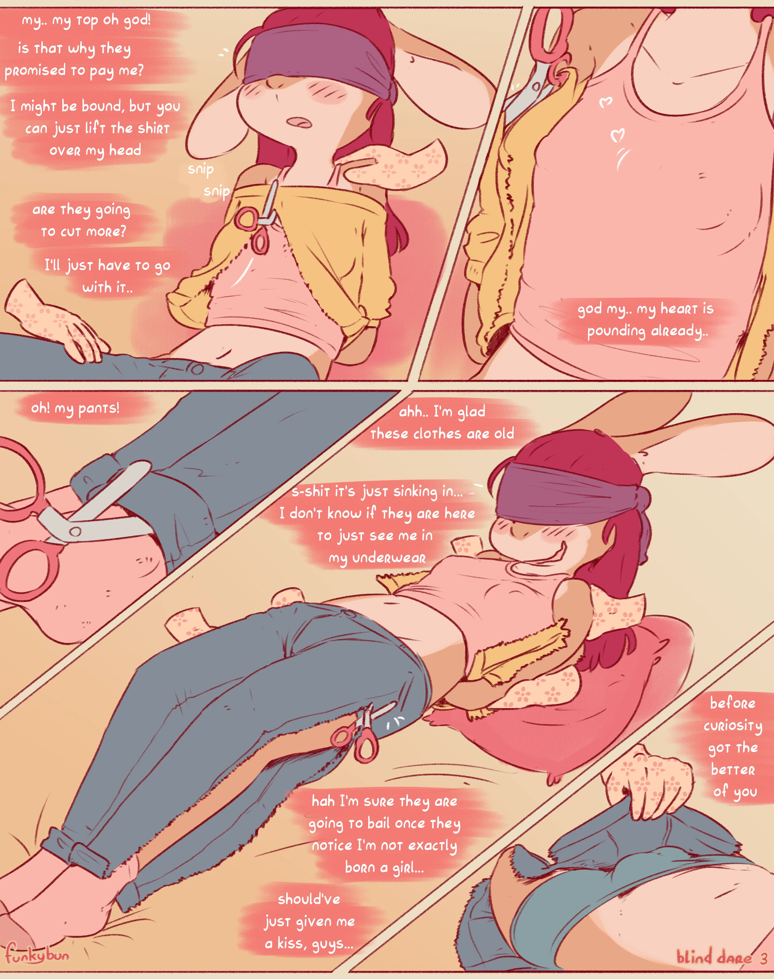 Blind Dare porn comic picture 3