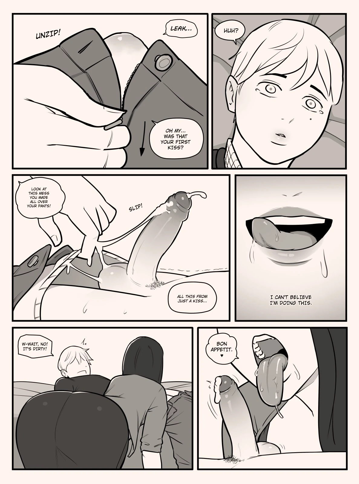 Blindfold+Cherryboy porn comic picture 11