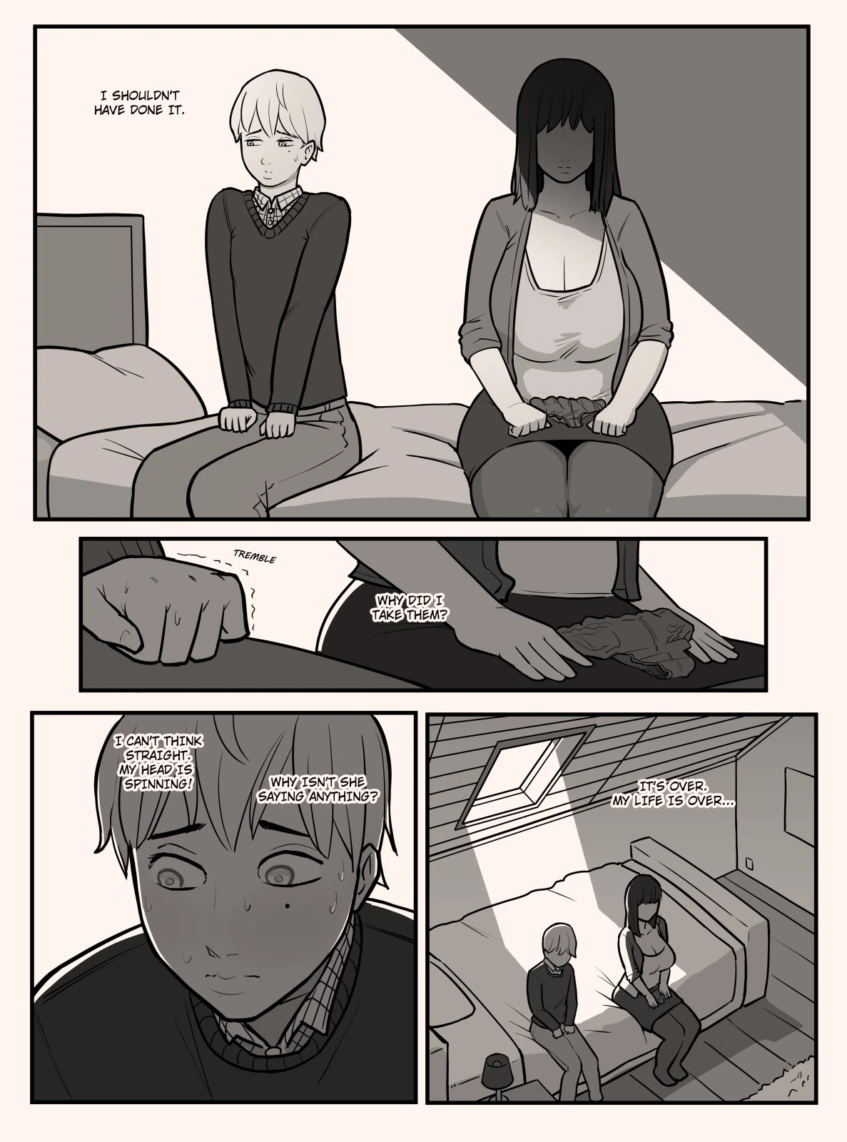 Blindfold+Cherryboy porn comic picture 2