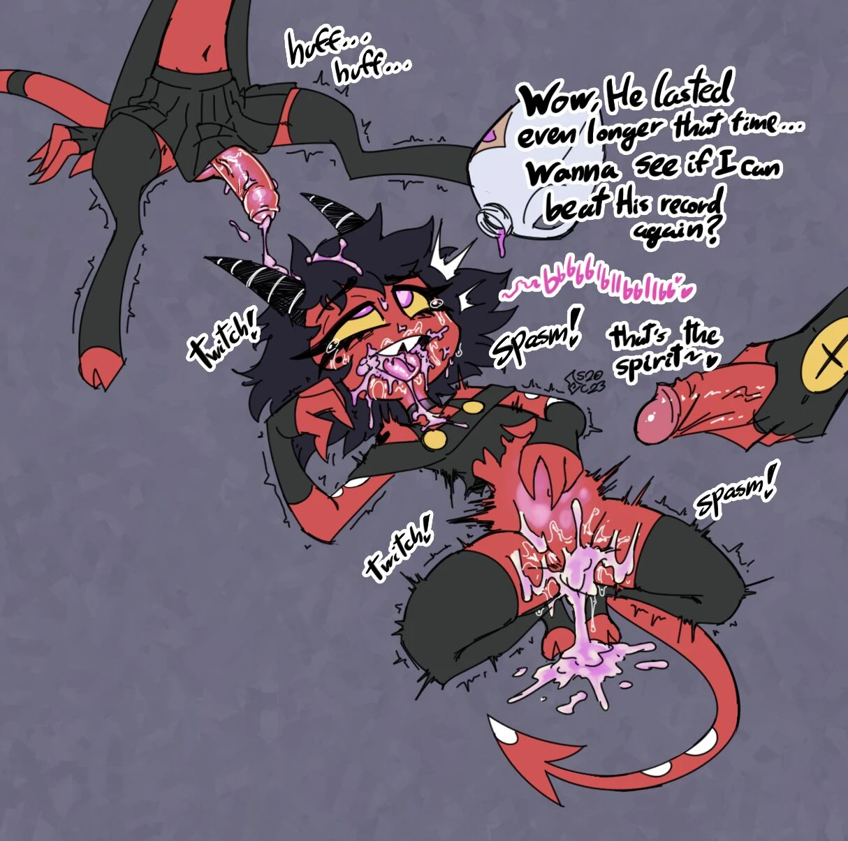 Blitzo's Vacation porn comic picture 6