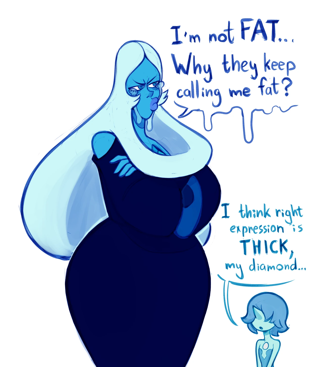 Blue Diamond porn comic picture 1