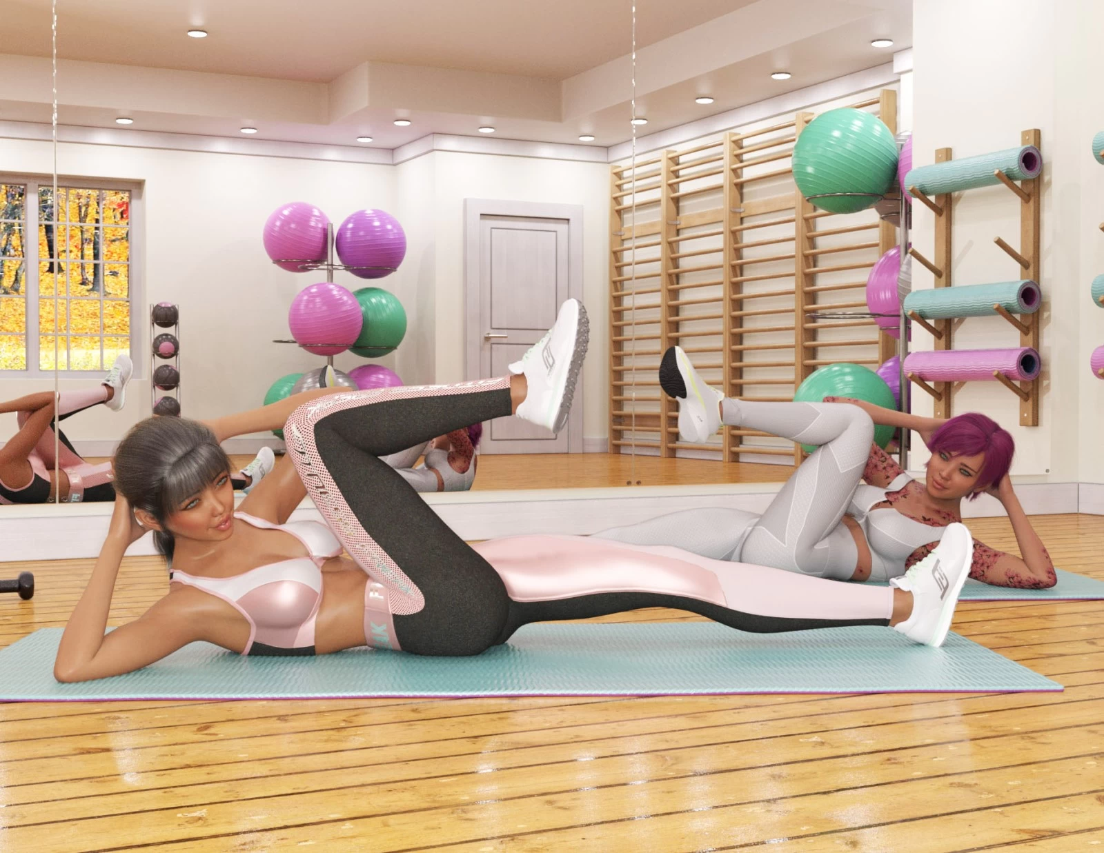 Blue Program Fitness porn comic picture 10