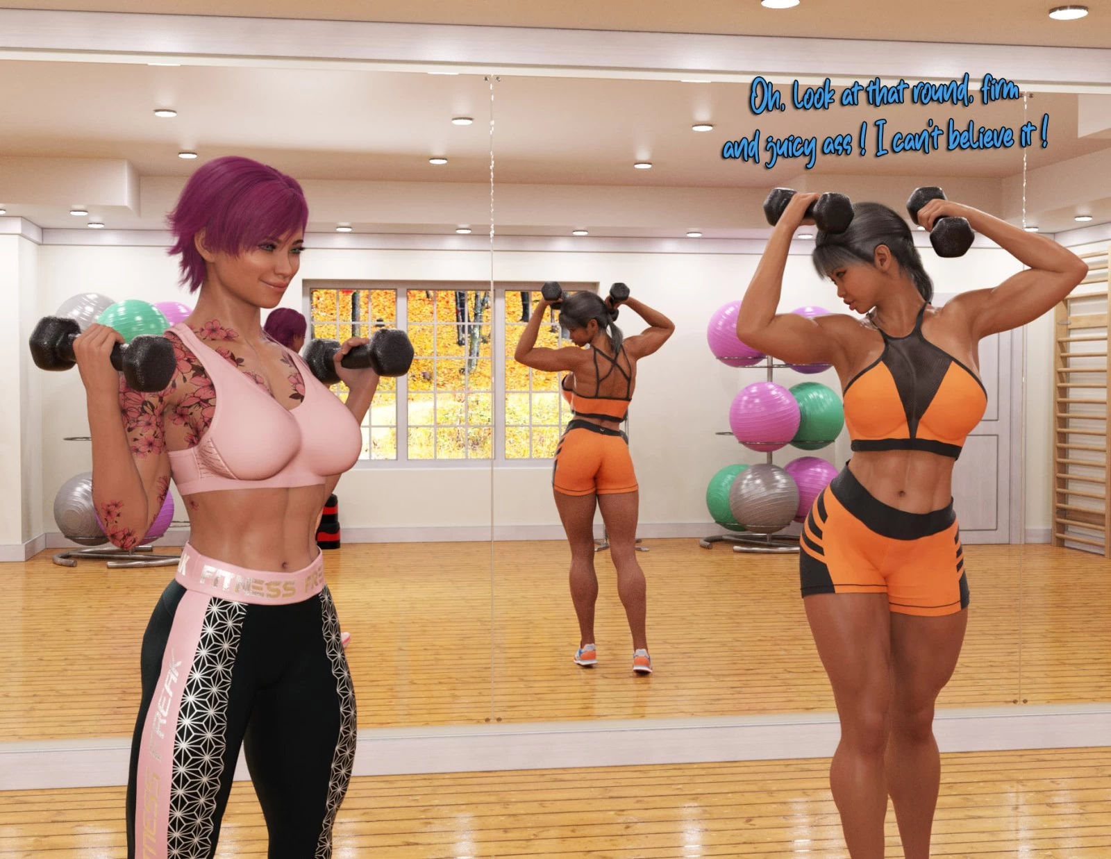 Blue Program Fitness porn comic picture 19