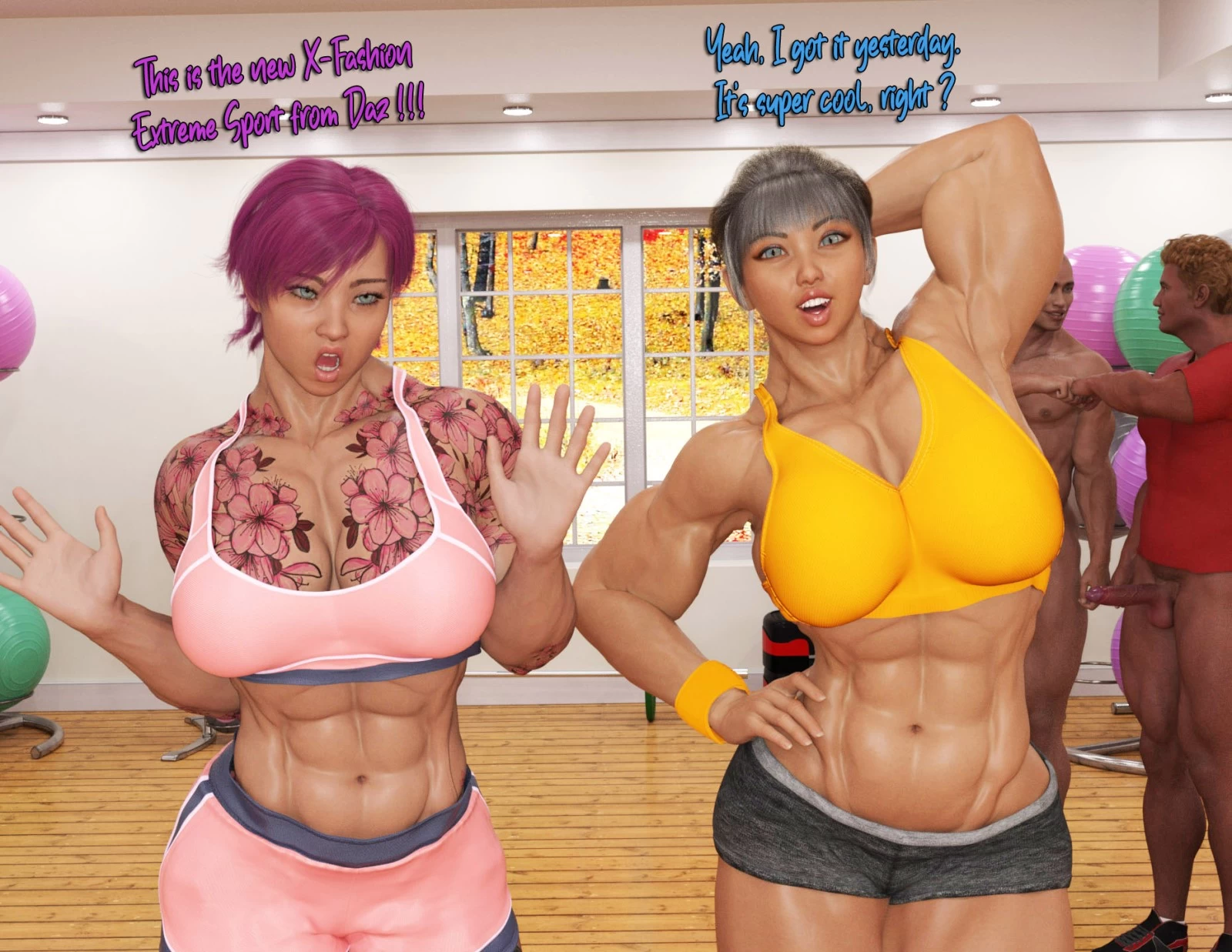 Blue Program Fitness porn comic picture 22