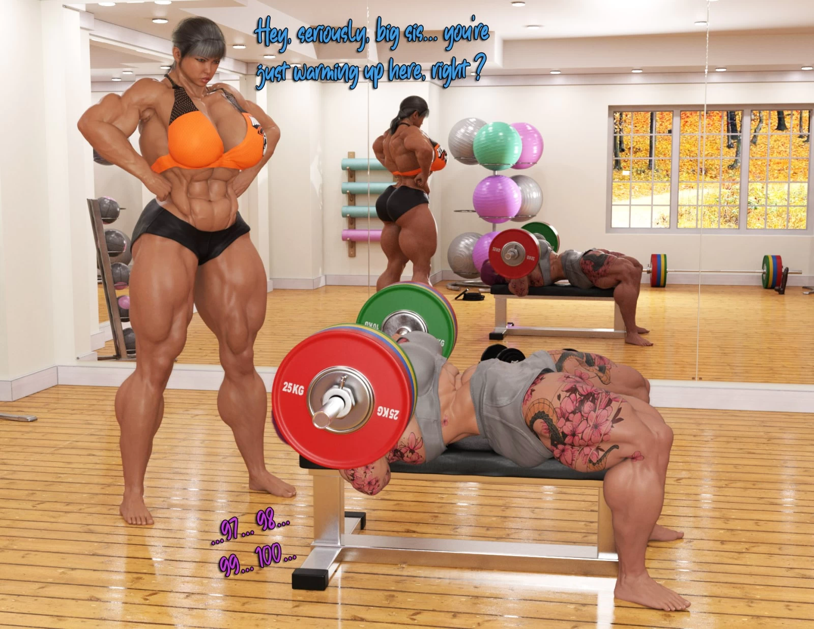 Blue Program Fitness porn comic picture 39