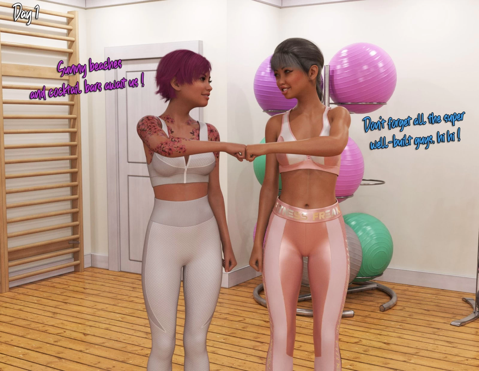 Blue Program Fitness porn comic picture 8