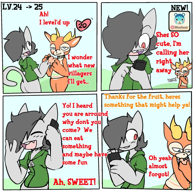 Bluebear and Cain Date porn comic picture 2