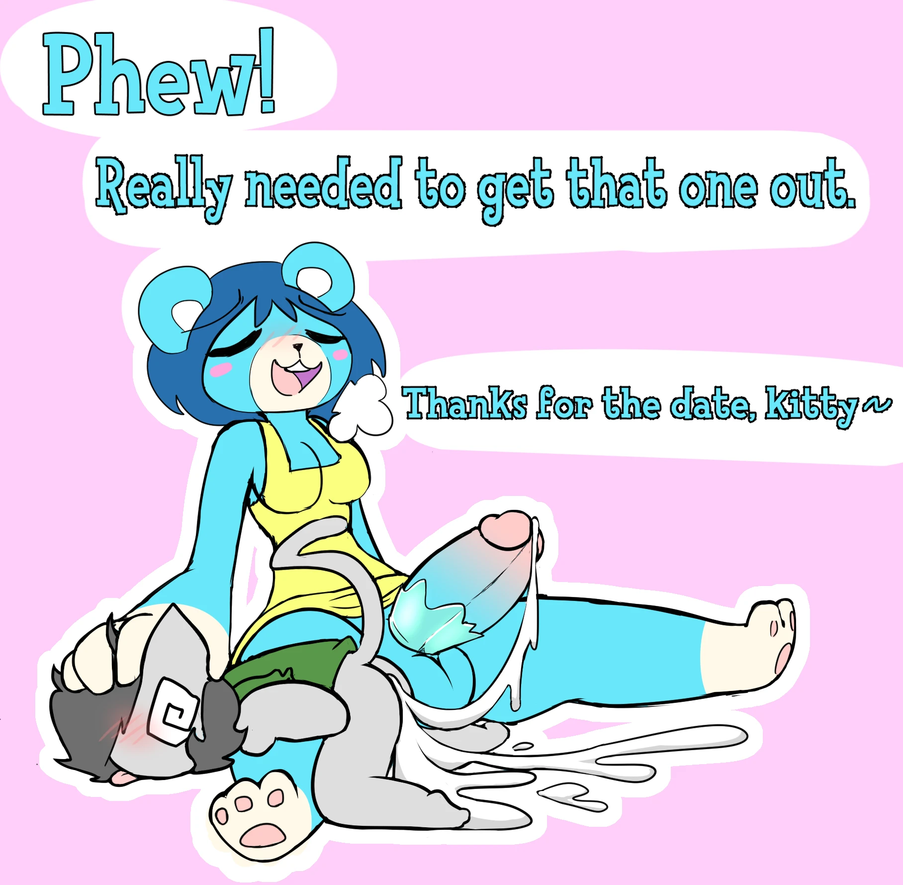 Bluebear and Cain Date porn comic picture 5