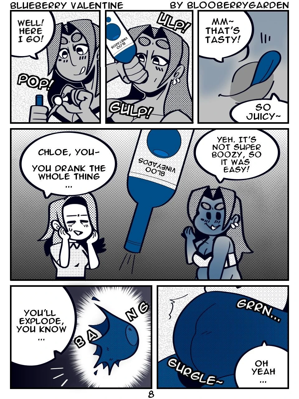 Blueberry Valentine porn comic picture 9