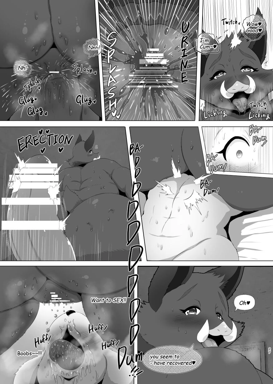 Bodacious Busty Boar Battler Belle | Inran Homan Bakunyuu Inoshishi Senshi Belle porn comic picture 27