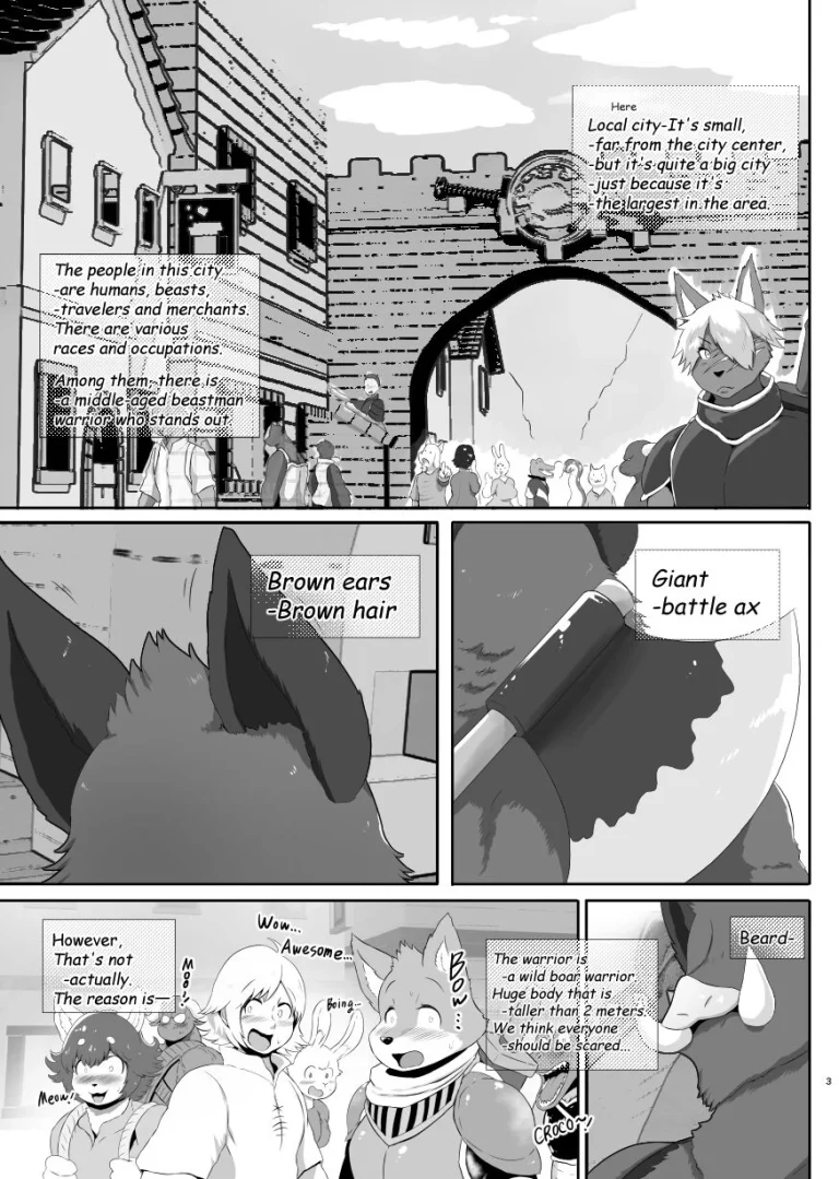 Bodacious Busty Boar Battler Belle | Inran Homan Bakunyuu Inoshishi Senshi Belle porn comic picture 3